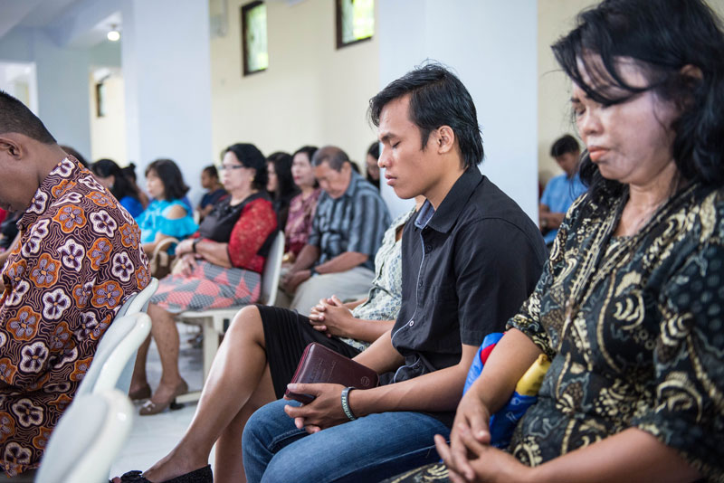 Praying in Church